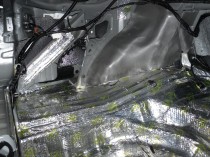 HONDA ACCORD - шумоизоляция арок багажника автомобиля