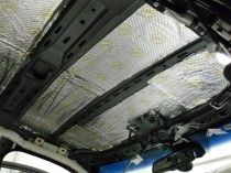 HONDA ACCORD - шумоизоляция потолка автомобиля